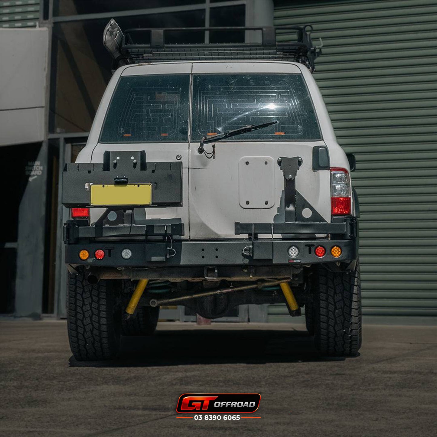 GU PATROL REAR BAR SPARE WHEEL CARRIER SERIES 1-3