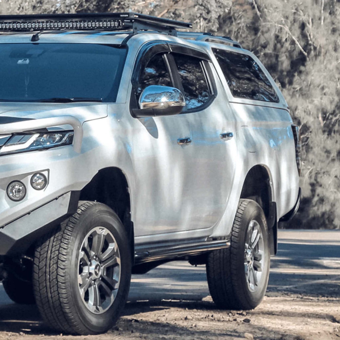 MR & MQ TRITON ROCK SLIDERS SIDE STEPS | ADR APPROVED | ROCKARMOR