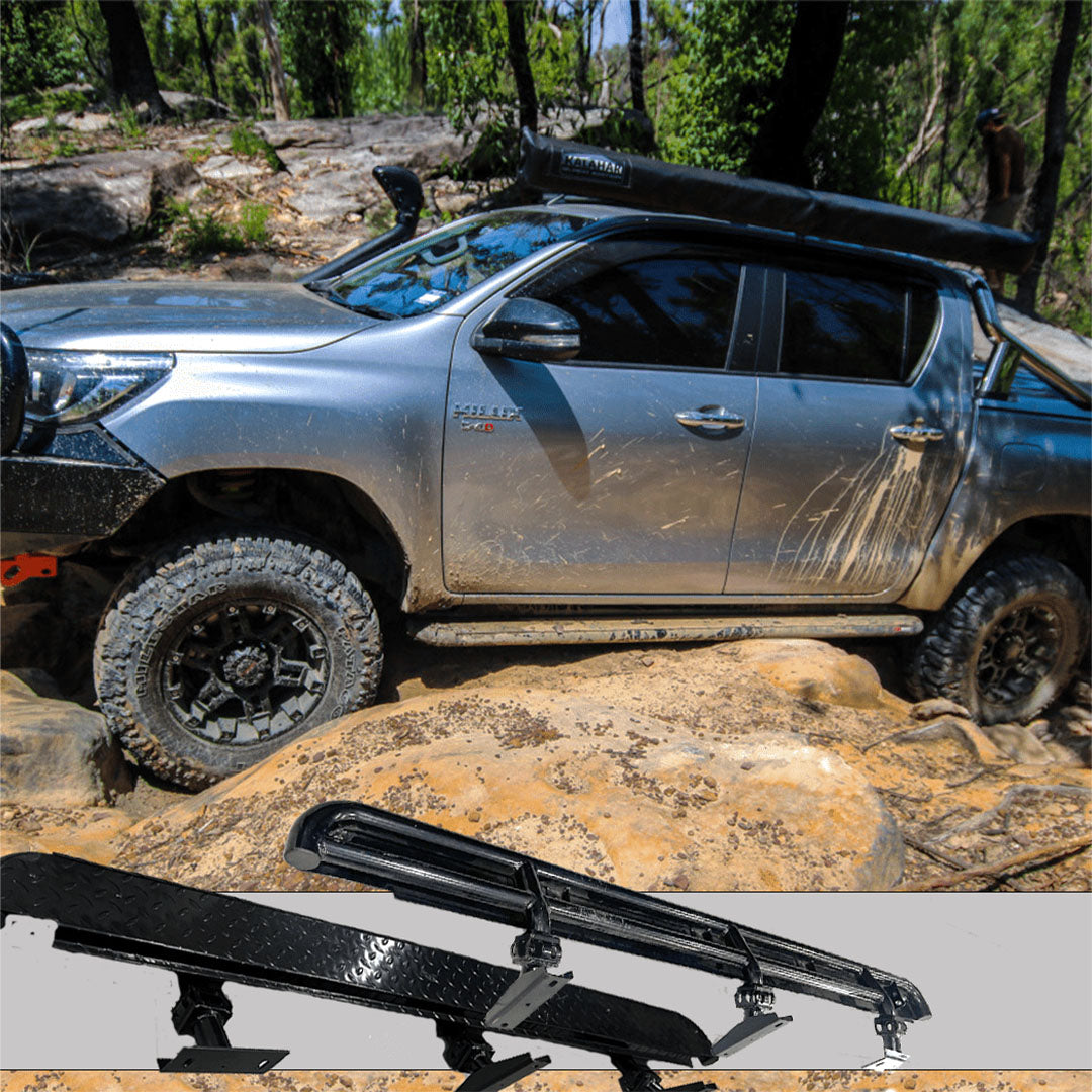 N80 ROCK SLIDERS SUITS HILUX 2015 - CURRENT