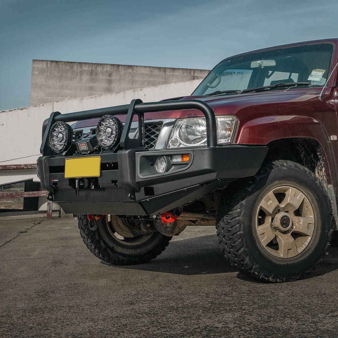GU PATROL BULLBAR SERIES 4+ 10/2004 - 12/2016 ROCKARMOR PREMIUM SERIES