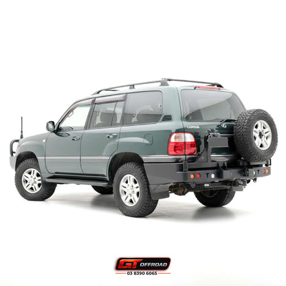 100 SERIES REAR BAR SPARE WHEEL CARRIER IFS | ROCKARMOR