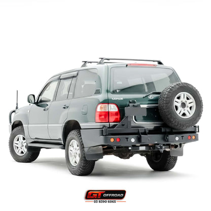 100 SERIES REAR BAR SPARE WHEEL CARRIER IFS | ROCKARMOR