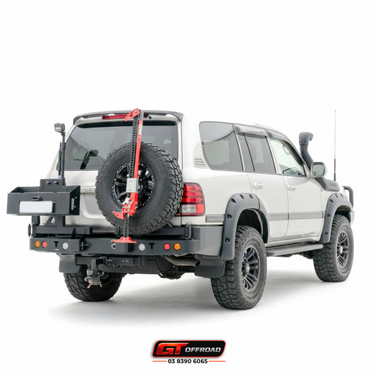 105 SERIES REAR BAR SPARE WHEEL CARRIER | ROCKARMOR