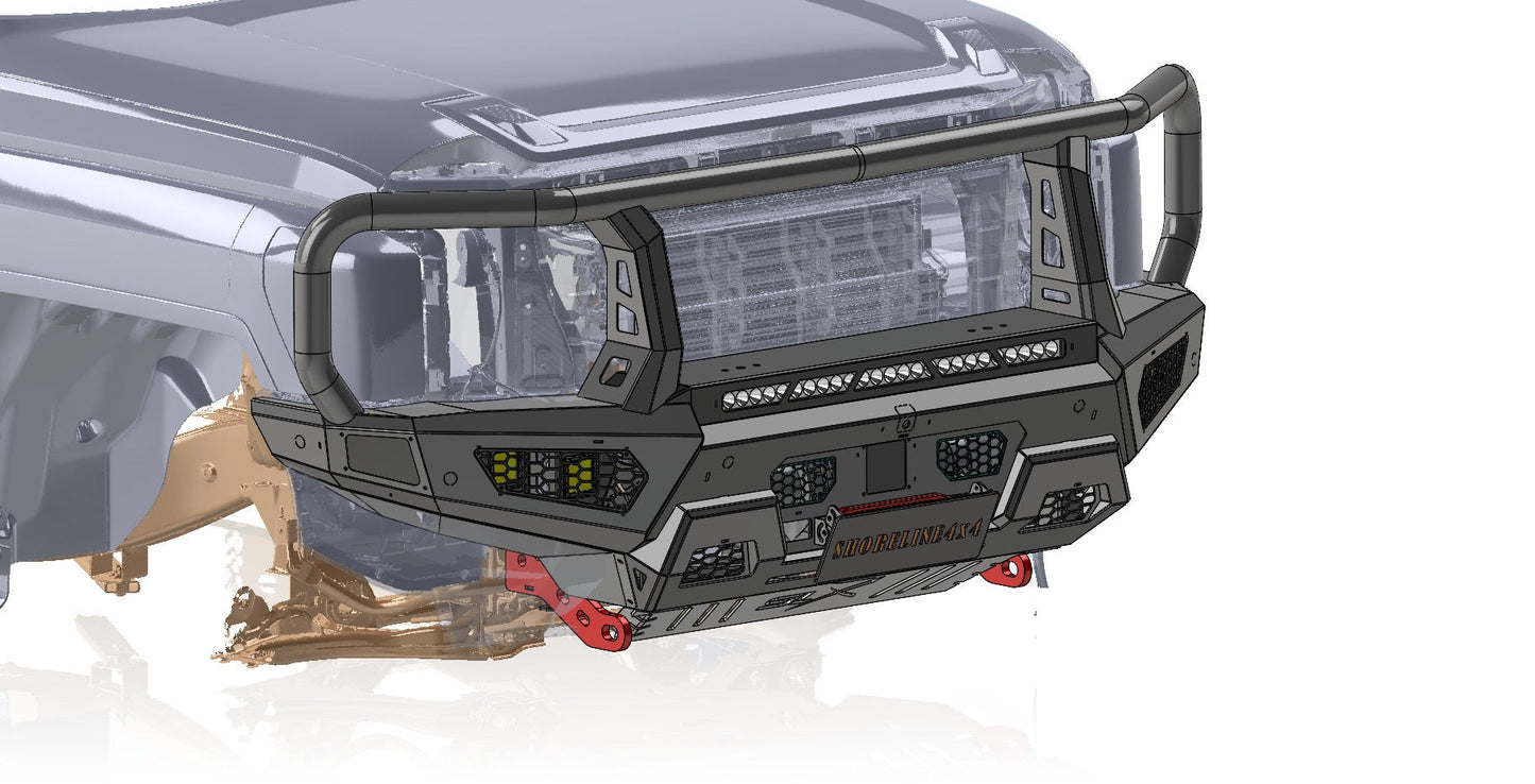 SLX Recon Bull Bar, Suitable For KIA TASMAN TK X-Line Triple Loop