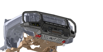 SLX Recon Bull Bar, Suitable For KIA TASMAN TK X-Line Triple Loop