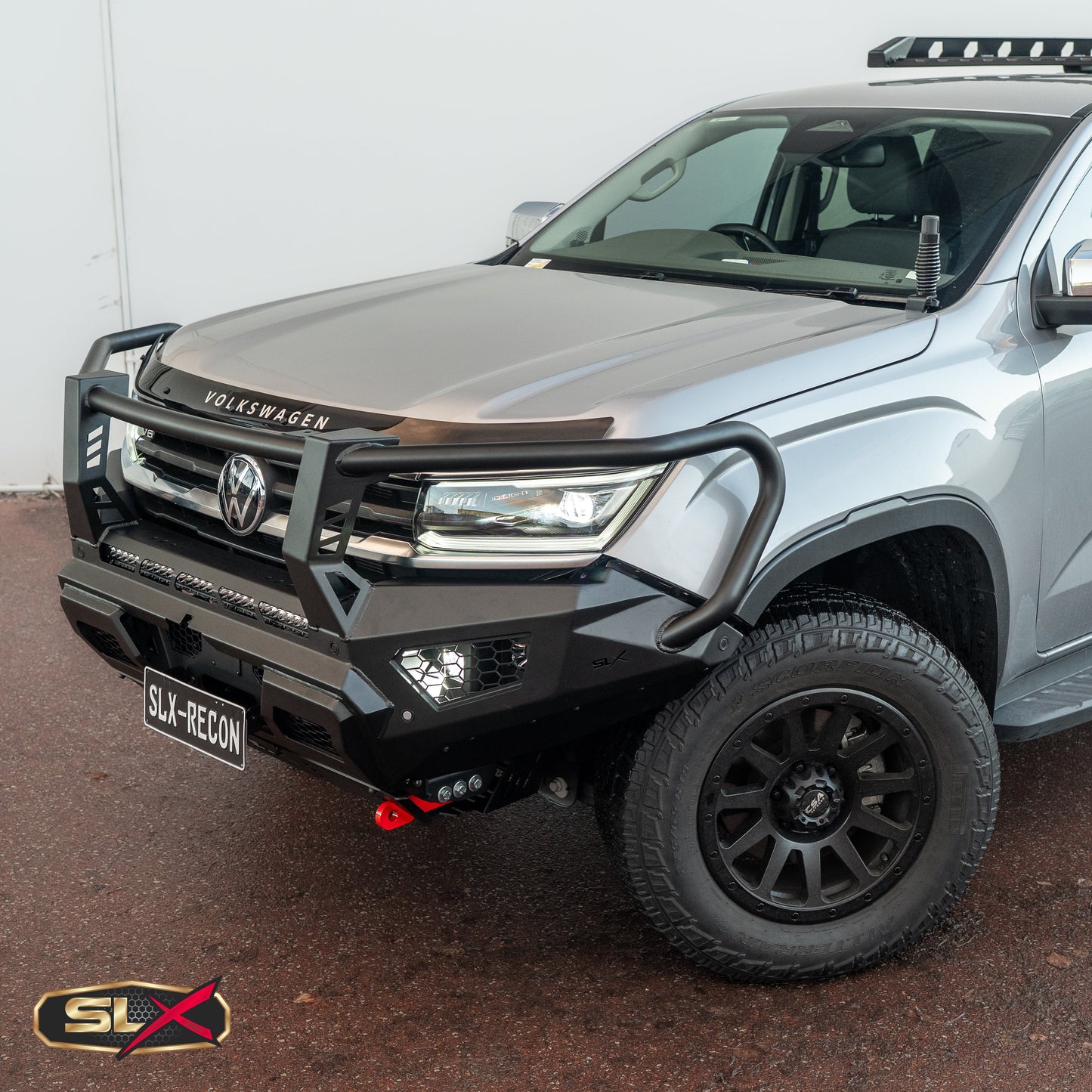 SLX Recon Bull Bar, Suitable For Volkswagen Amarok, NF 2023 on SLX Recon Bull Bar Triple loop