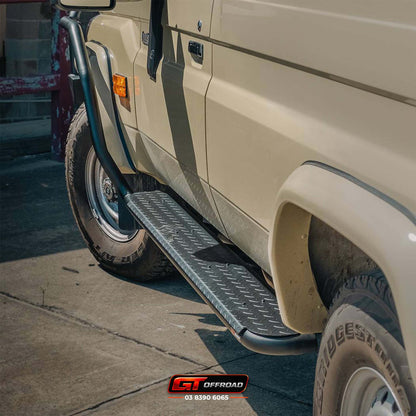 BRUSH BAR SIDE RAILS SUITS: 75/76/78/79 SERIES LANDCRUISER