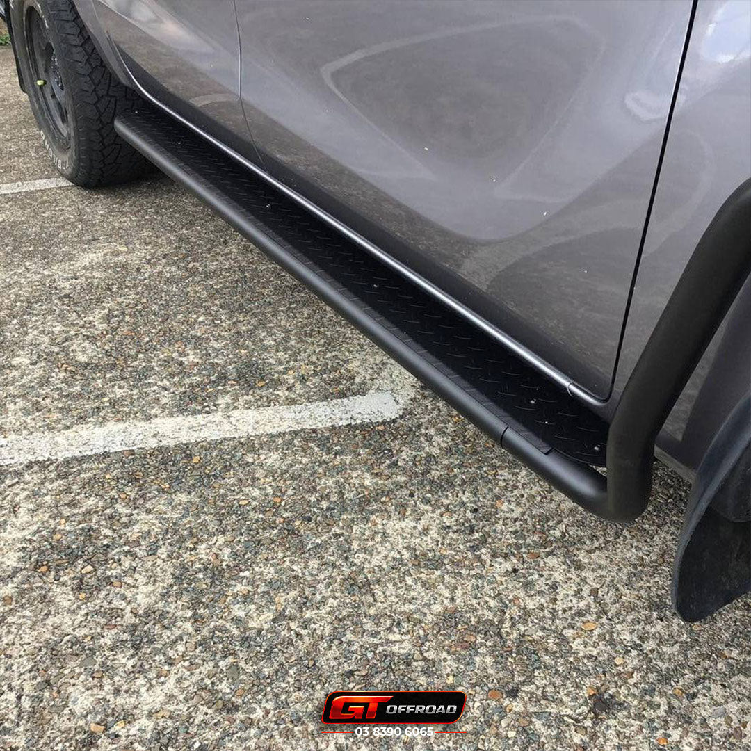 BT50 ROCK SLIDERS SIDE STEPS | SUITS MAZDA BT50 2012 - 2020 | ADR APPROVED