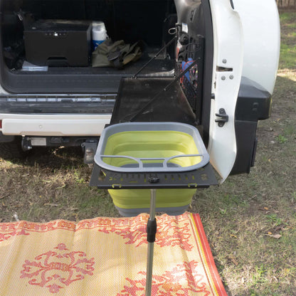 EXTENSION TABLE WITH SINK - SUITS REAR DOOR DROP DOWN TABLE