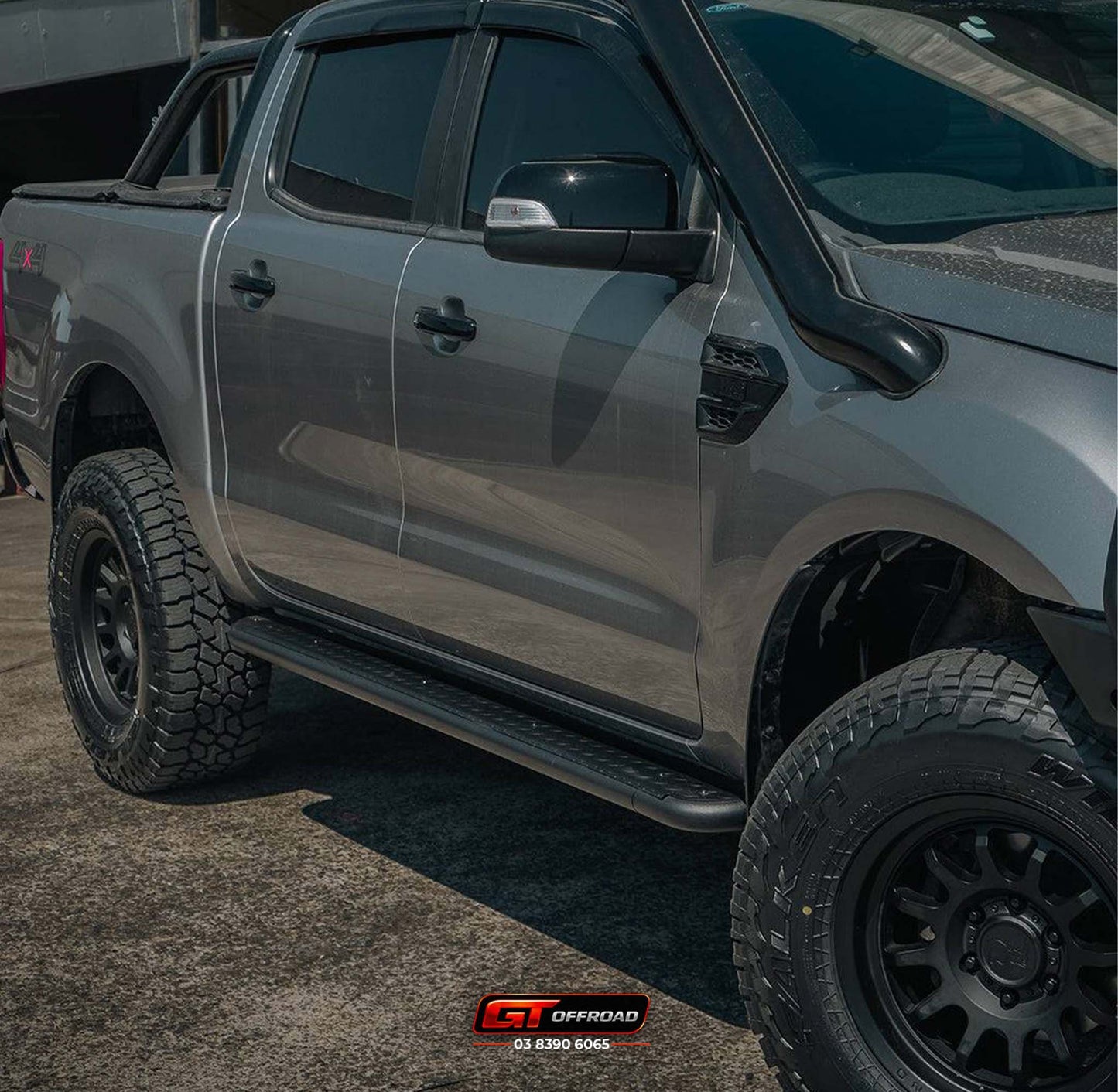 FORD RANGER ROCK SLIDERS SIDE STEPS