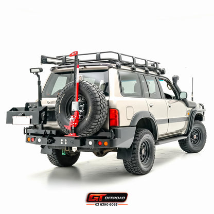 GU PATROL REAR BAR SPARE WHEEL CARRIER SERIES 1-3