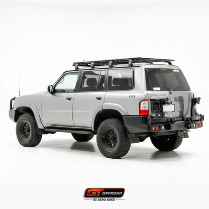 GU PATROL REAR BAR SPARE WHEEL CARRIER SERIES 4+
