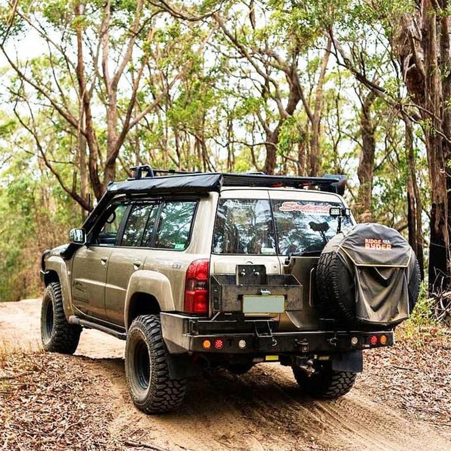GU PATROL REAR BAR SPARE WHEEL CARRIER SERIES 4+