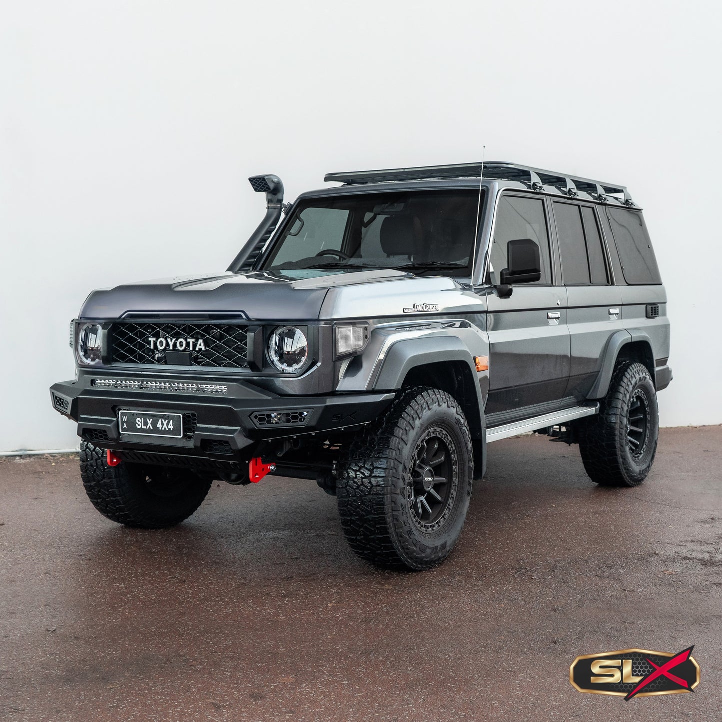 SLX Recon Bull Bar, Suitable For Toyota Land Cruiser (facelift) 76, 78, 79 Series, 2024 on SLX Recon Bull Bar
