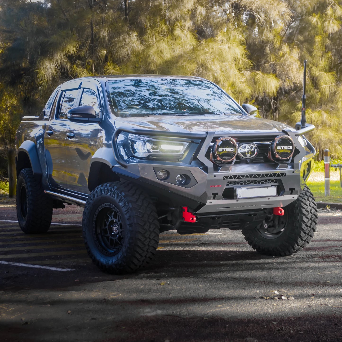 HILUX ROGUE BULLBAR GT - SUITS GR & ROGUE 2022 ONWARDS WIDEBODY