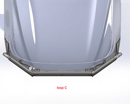 SLX Recon Bull Bar, Suitable For Mazda BT50 Face lift 2025 to current Triple loop