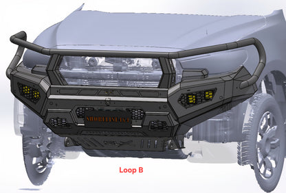 SLX Recon Bull Bar, Suitable For Mazda BT50 Face lift 2025 to current Triple loop
