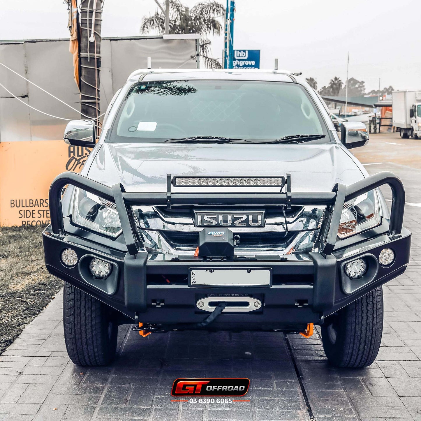 ISUZU DMAX BULL BAR SUITS 01/2017 - 07/2020 - ROCKARMOR ELITE