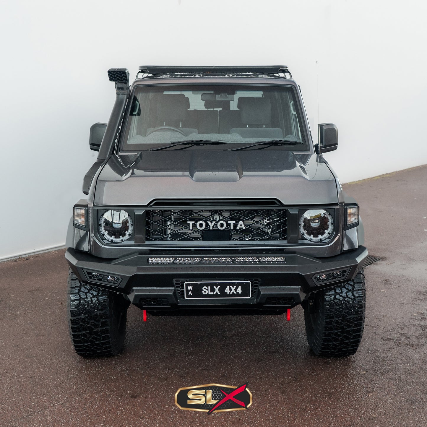 SLX Recon Bull Bar, Suitable For Toyota Land Cruiser (facelift) 76, 78, 79 Series, 2024 on SLX Recon Bull Bar
