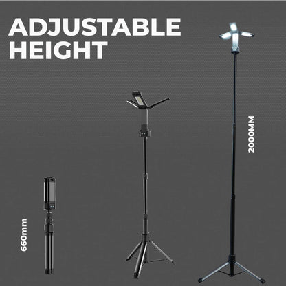 LED LIGHT STAND PORTABLE AMBER & WHITE LIGHT