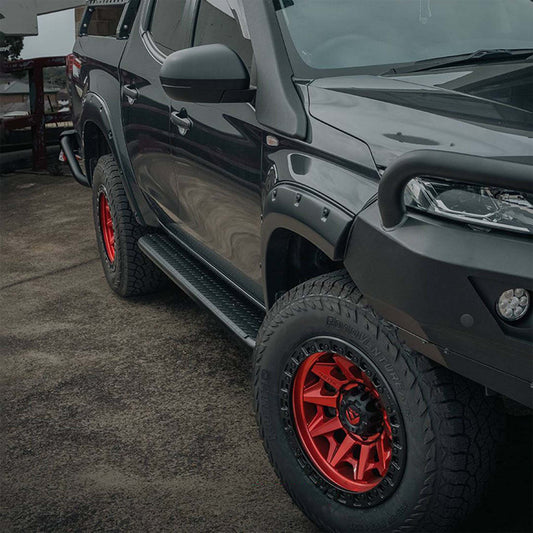 MR & MQ TRITON ROCK SLIDERS SIDE STEPS | ADR APPROVED | ROCKARMOR