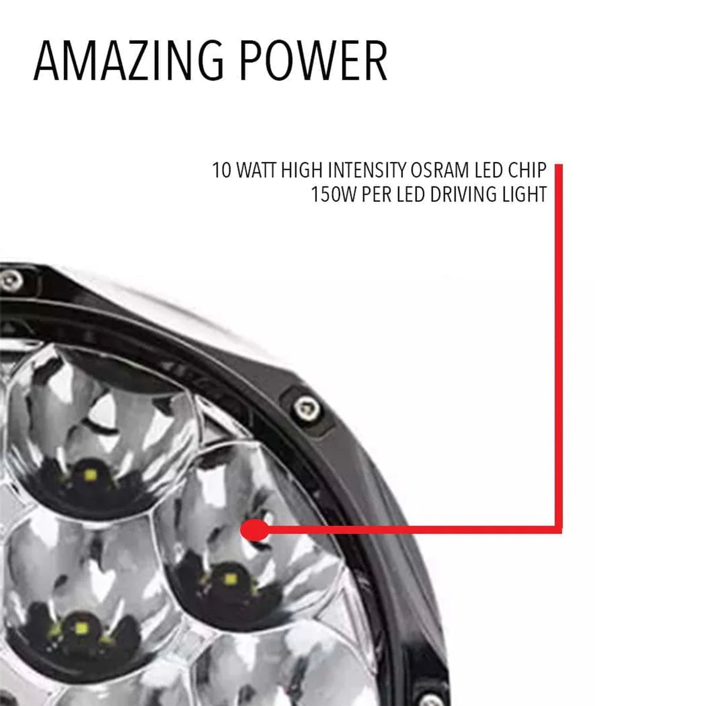 ROCKARMOR R85 LED DRIVING LIGHTS (RA85LED)