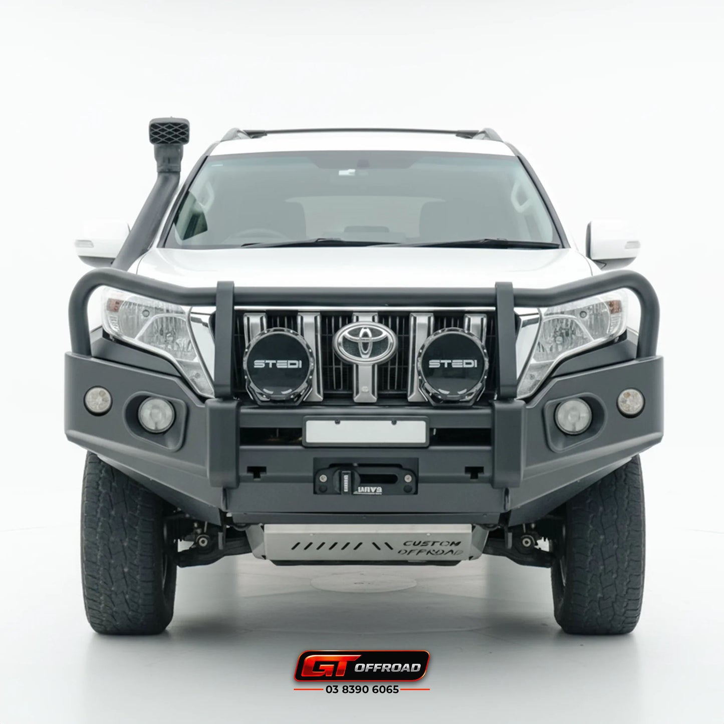 PRADO 150 BULL BAR ROCKARMOR ELITE - SUITS 2013 - 2017