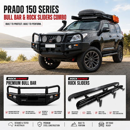 PRADO 150 BULLBAR & ROCK SLIDER COMBO | SUITS: 09- 10/2013