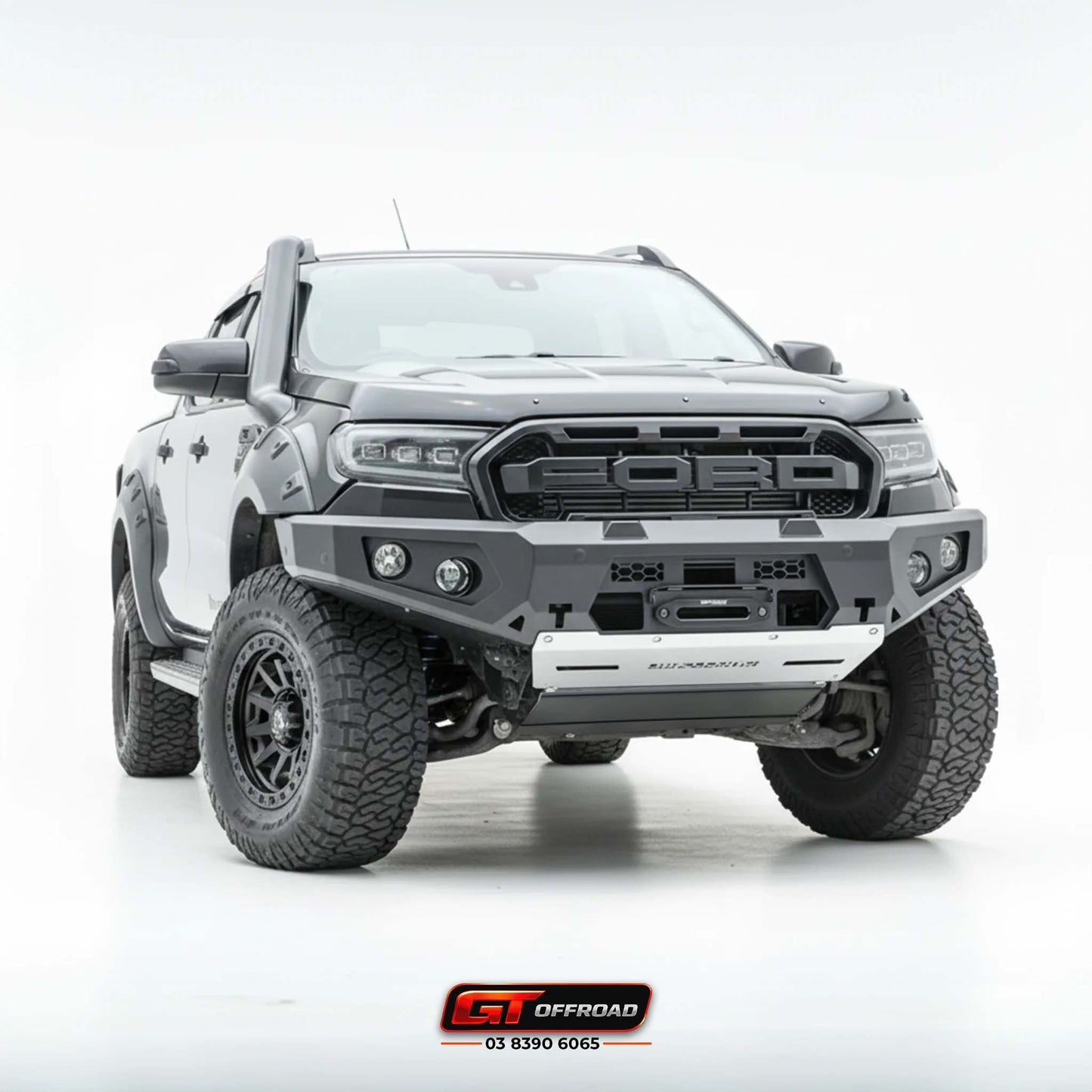 PX2 & PX3 FORD RANGER GT BUMPER NO LOOP BULL BAR - ROCKARMOR 4X4