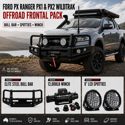 PX RANGER OFFROAD PACK - BULL BAR, WINCH, LED SPOTTIES