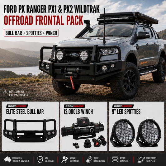 PX RANGER OFFROAD PACK - BULL BAR, WINCH, LED SPOTTIES