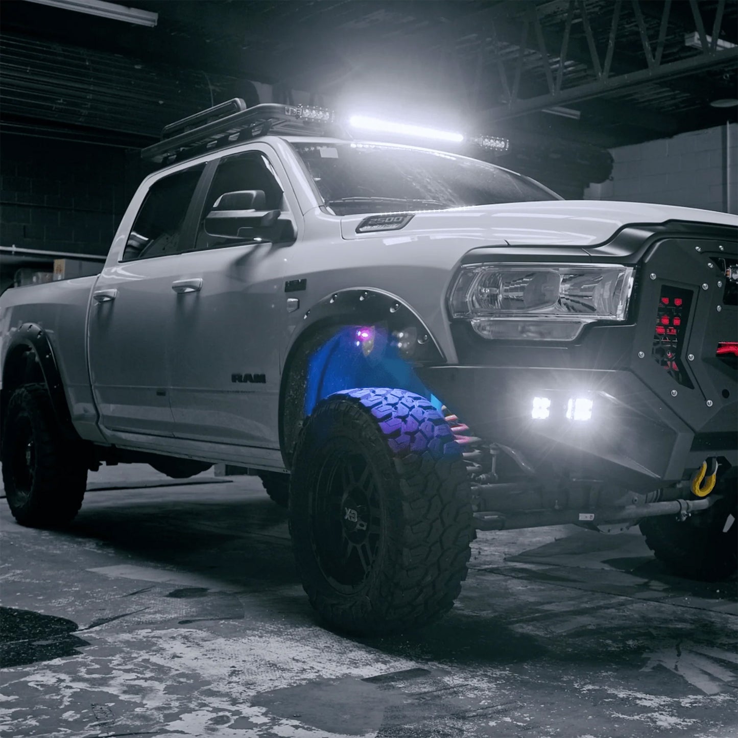 RGB ROCK LIGHTS 6 POD  BLUETOOTH APP ROCKARMOR 4X4