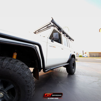 ROCK SLIDERS SUITS 76 SERIES / 79 SERIES DUAL CAB | ROCKARMOR