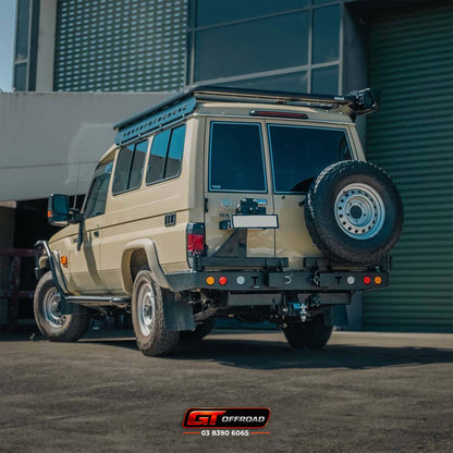 TROOPY REAR BAR SPARE WHEEL CARRIER SUITS 78 SERIES