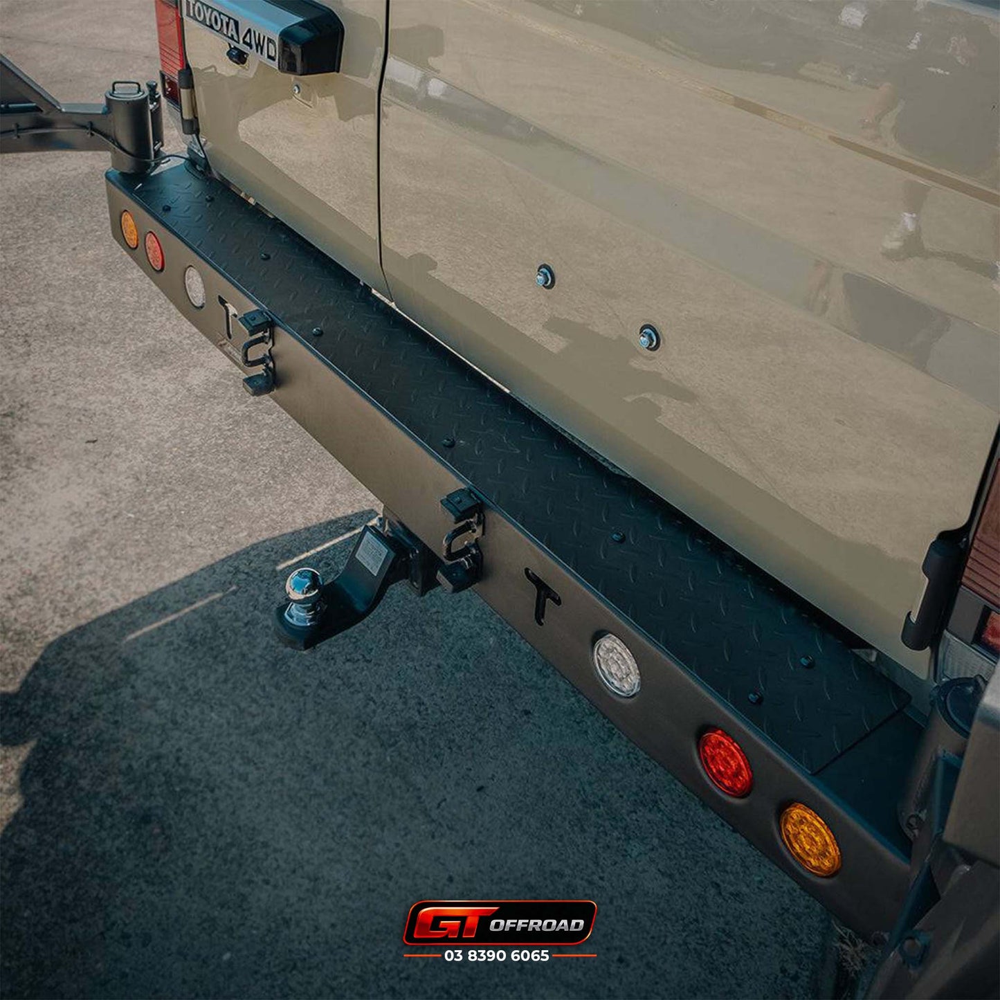 TROOPY REAR BAR SPARE WHEEL CARRIER SUITS 78 SERIES