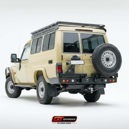 TROOPY REAR BAR SPARE WHEEL CARRIER SUITS 78 SERIES