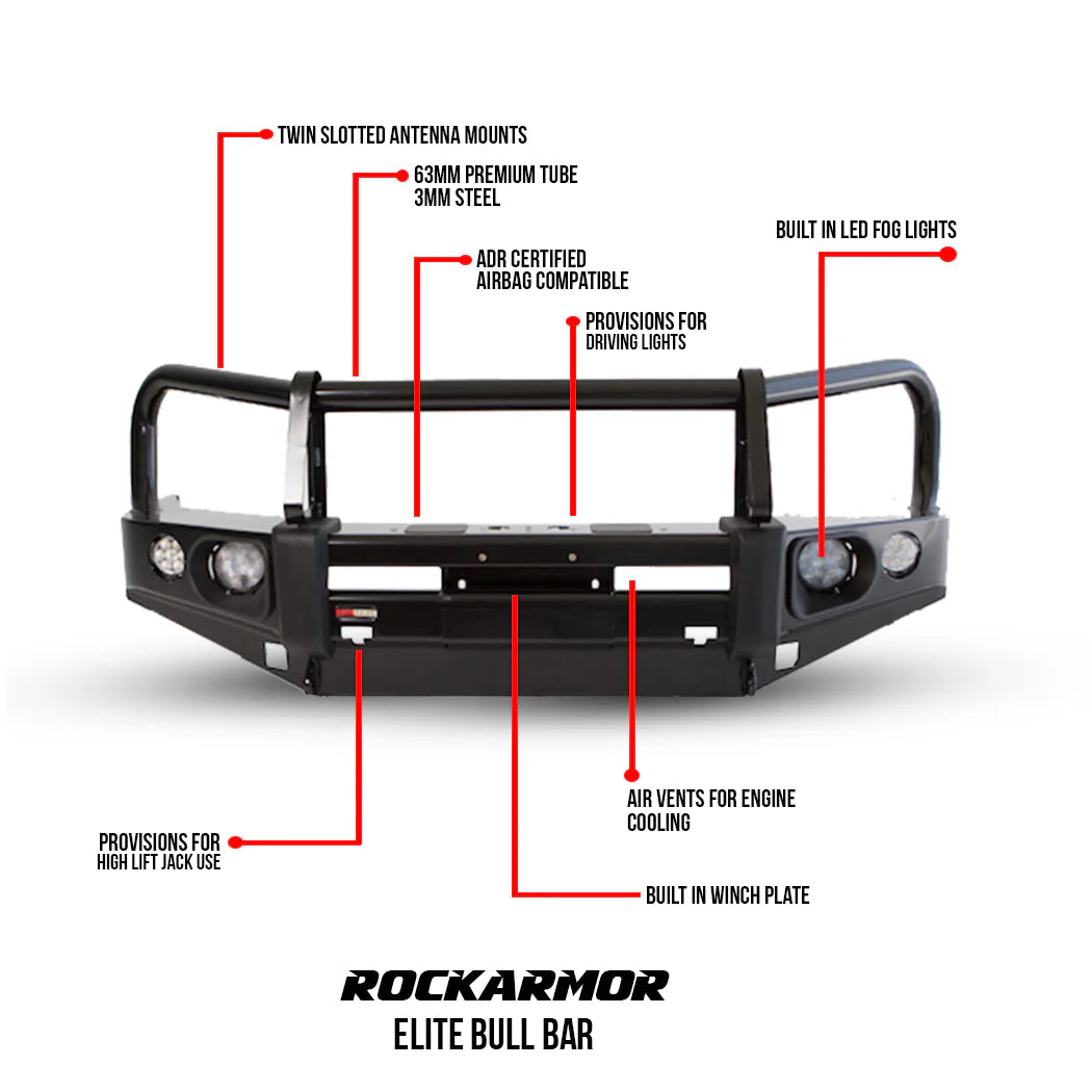 MQ TRITON BULLBAR ROCKARMOR ELITE