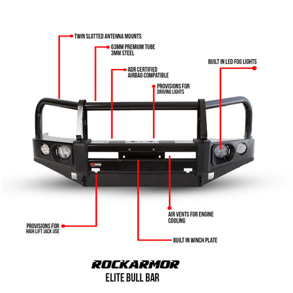 MQ TRITON BULLBAR ROCKARMOR ELITE