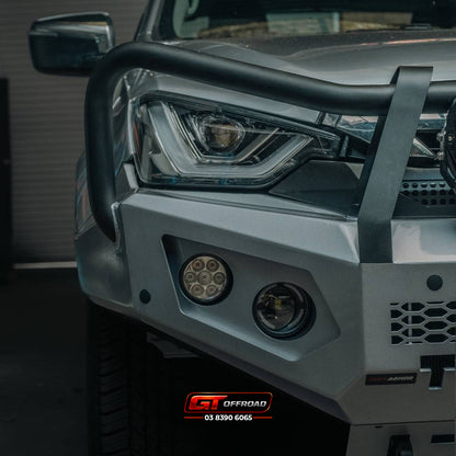 DMAX BULLBAR SUITS 08/2020 - 04/2024 | ROCKARMOR GT 3 HOOP FRONT BAR
