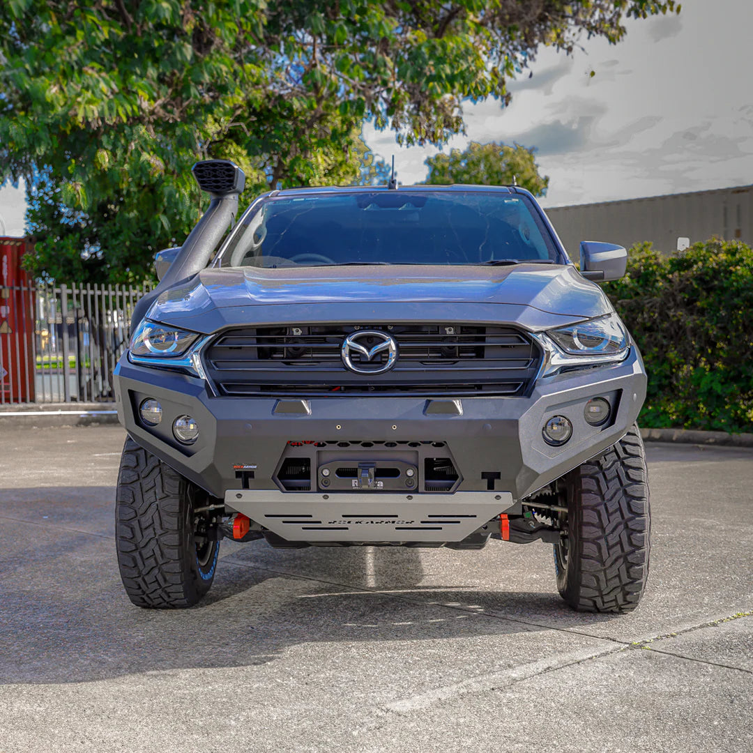 MAZDA BT50 ROCKARMOR GT BUMPER NO LOOP BULL BAR | HOOPLESS BULLBAR SUITS 08/2020 -01/2025