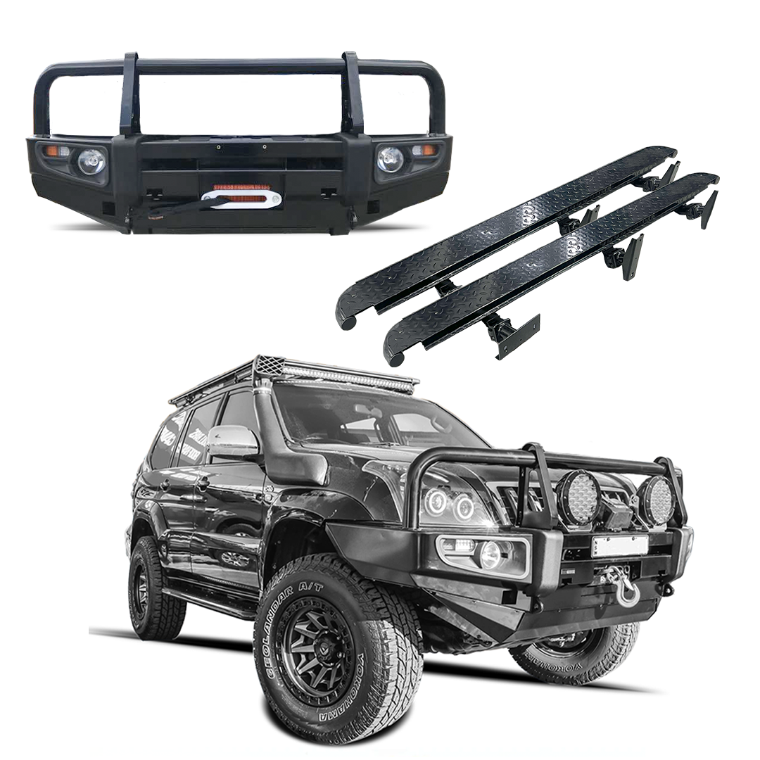 Prado 120 Bullbar & Rock Slider Combo