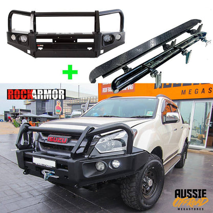 ISUZU DMAX | 06/2012 - 07/2020 | BULL BAR & ROCKSLIDER COMBO