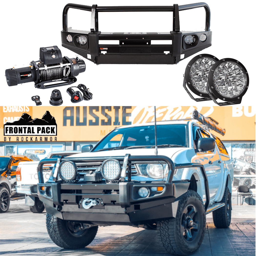 MN - ML Triton | Challenger | Offroad Frontal Pack - Bull Bar, Winch, 9" Led Lights