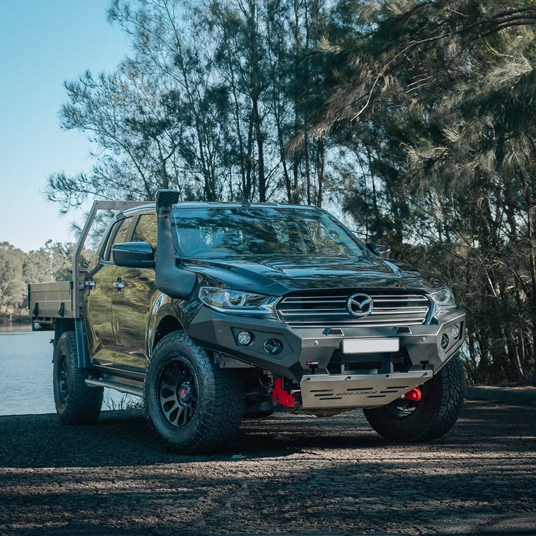 MAZDA BT50 ROCKARMOR GT BUMPER NO LOOP BULL BAR | HOOPLESS BULLBAR SUITS 08/2020 -01/2025
