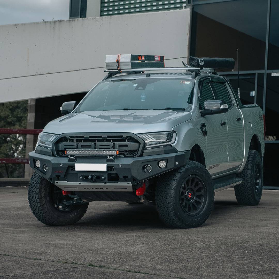PX2 & PX3 FORD RANGER GT BUMPER NO LOOP BULL BAR - ROCKARMOR 4X4
