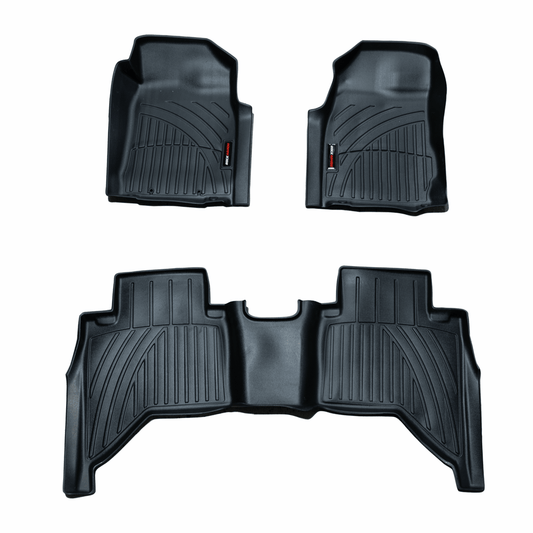 BT50 FLOOR MATTS - 3D MOULDED SUITS MAZDA BT50 2012 - 2020