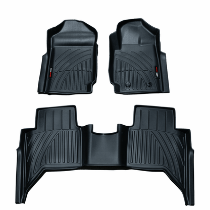 FORD RANGER FLOOR MATS -  MOULDED 3D SUITS PX2 & PX3  2015 - 2022