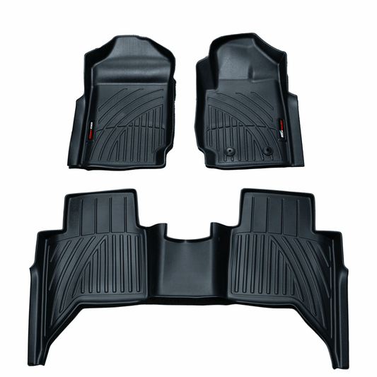 FORD RANGER FLOOR MATS -  MOULDED 3D SUITS PX2 & PX3  2015 - 2022