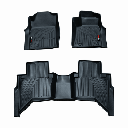 HILUX FLOOR MATS 3D MOULDED SUITS N80 HILUX 2015 - CURRENT