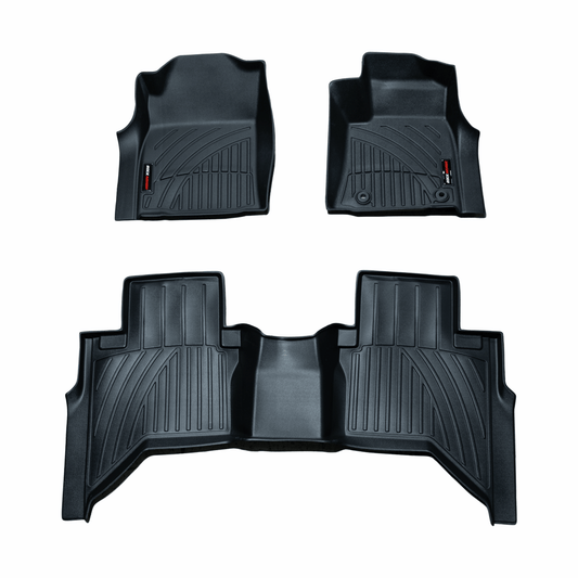 HILUX FLOOR MATS - 3D MOULDED SUITS HILUX N70 (AUTOMATIC MODELS)